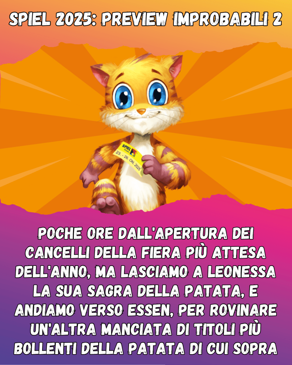 Essen Spiel 2025: Le preview improbabili,&nbsp;pt.2