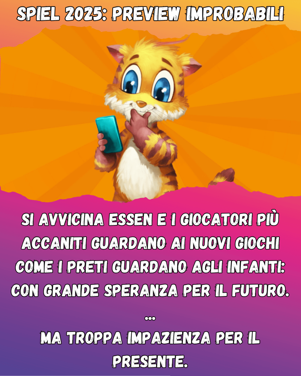 Essen Spiel 2025: Le preview&nbsp;improbabili